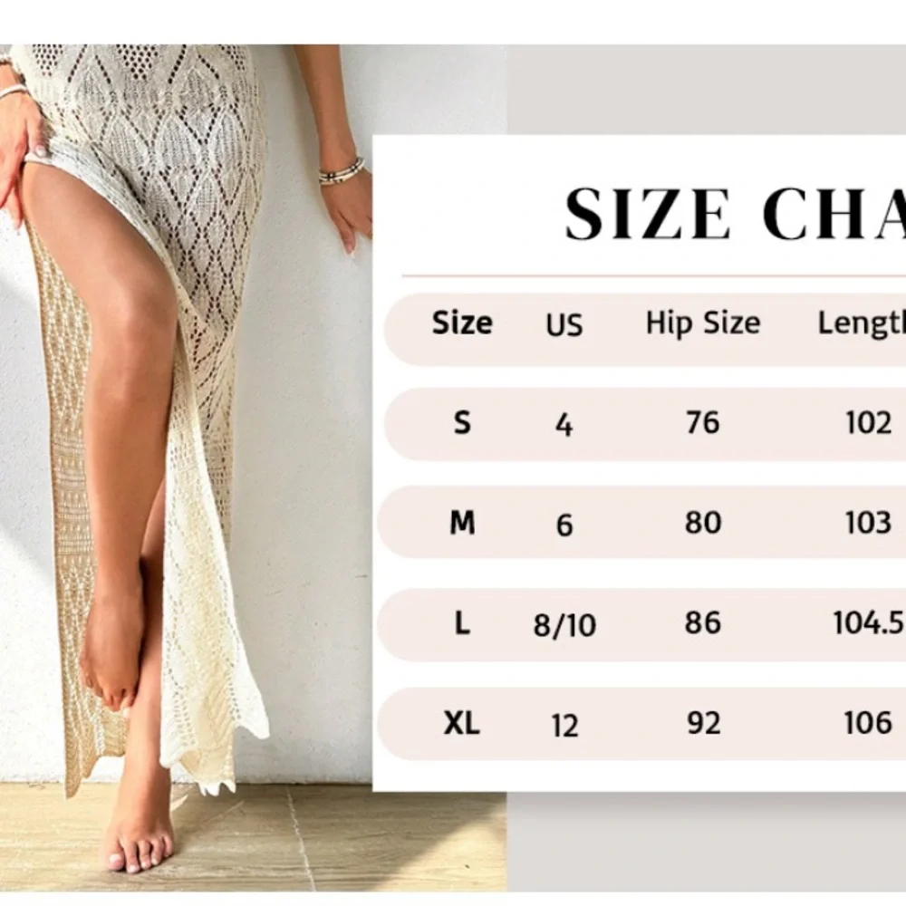 Elegant Crochet Maxi Skirt - Picture 7 of 10
